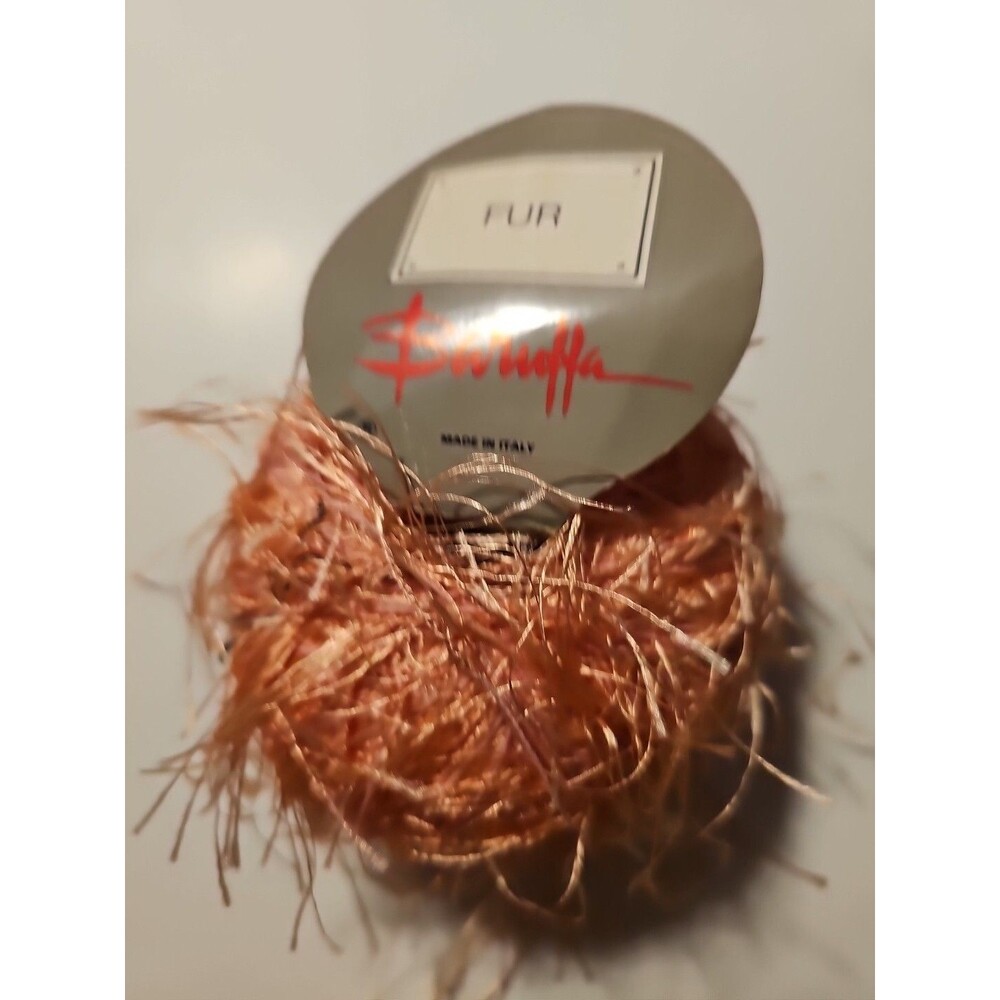 VINTAGE BARUFFA FUR EYELASH YARN - 50 G Peach- ITALY